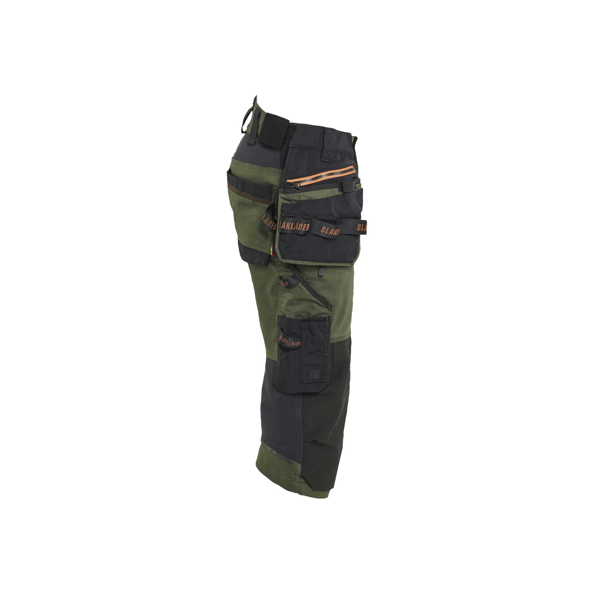 BLAKLADER 19771149 STRIKER Pirate trouser with stretch Work Pirate Bermuda Men - CORDURA Denim